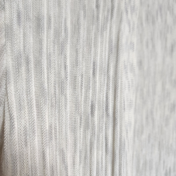 Nic+Zoe knite grey/cream button cardigan. pockets. size small - Picture 17 of 17